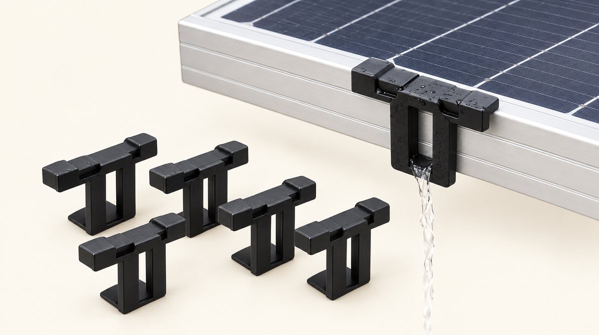 Water drain clips